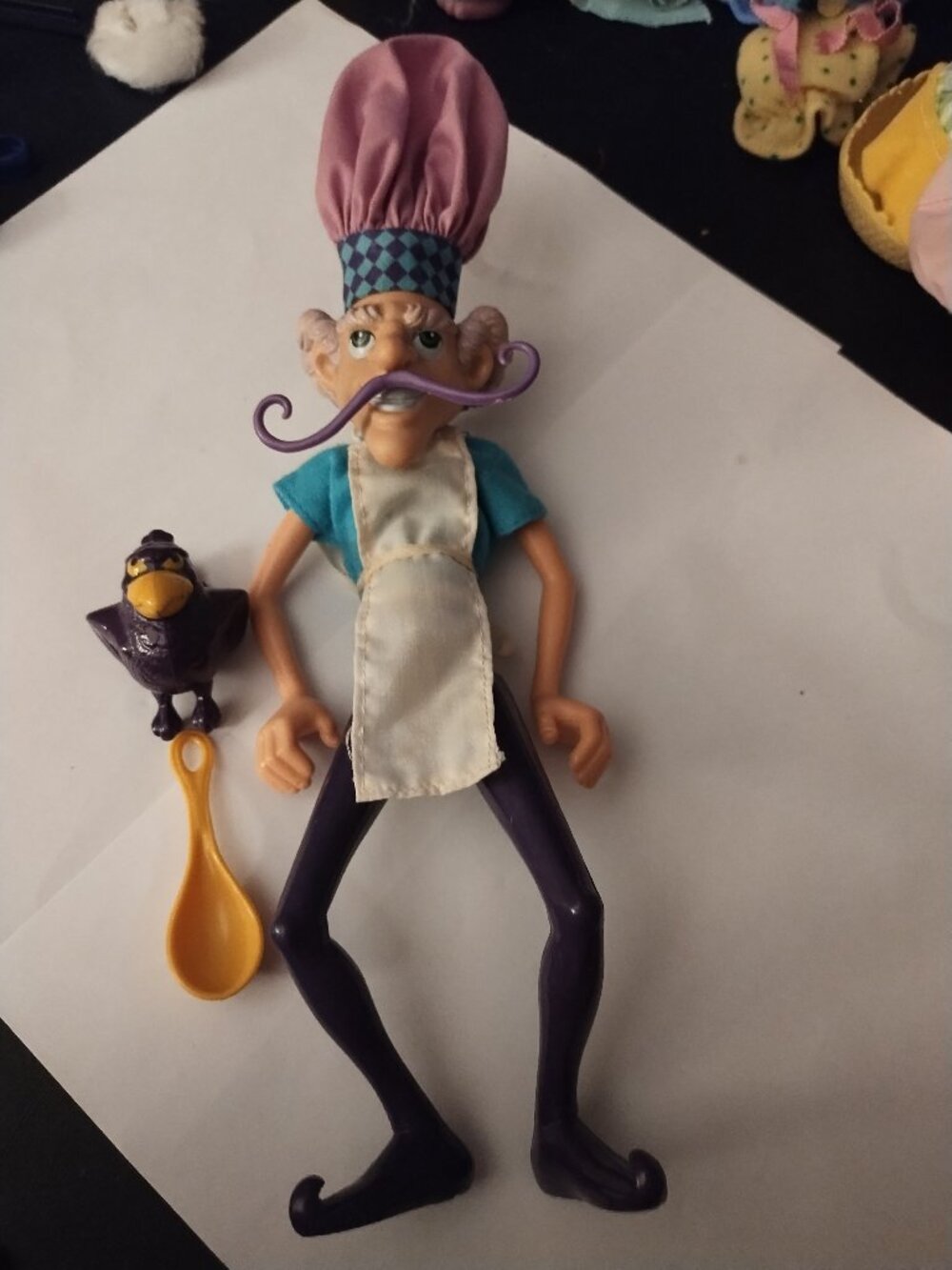 Strawberry Shortcake Purple PieMan with Berry Bird and Spoon